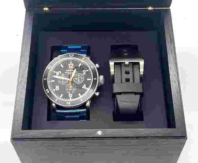 Shinola The Black Blizzard 48mm Chronograph Titanium Men's Watch S0110000118