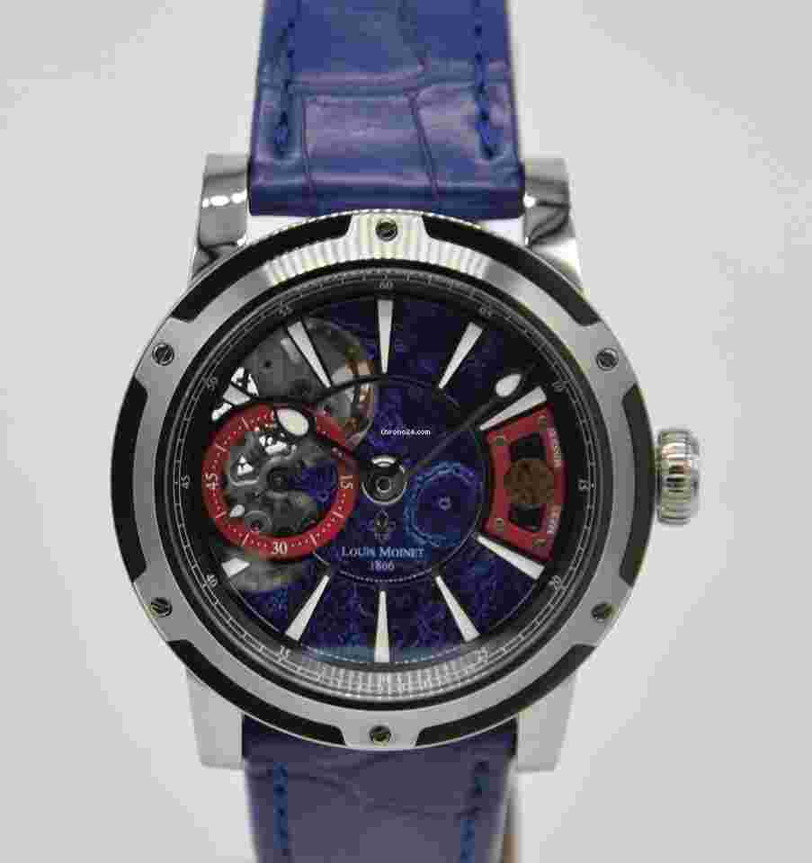 Louis Moinet
                           
                                 Mars Mission Blue Steel 43.2mm LIMITED LM-75.10.MA-B Leather Automatic