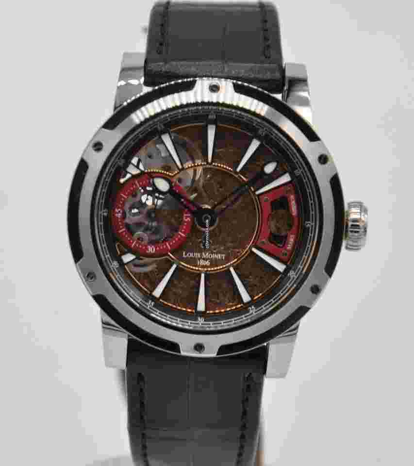 Louis Moinet
                           
                                 Mars Mission Brown Steel 43.2mm LIMITED LM-75.10.MA-C Leather Automatic