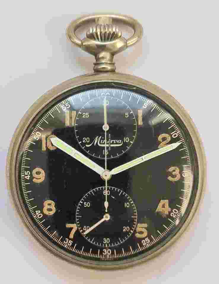 Minerva
Pocket Navy Chronograph Military WWII