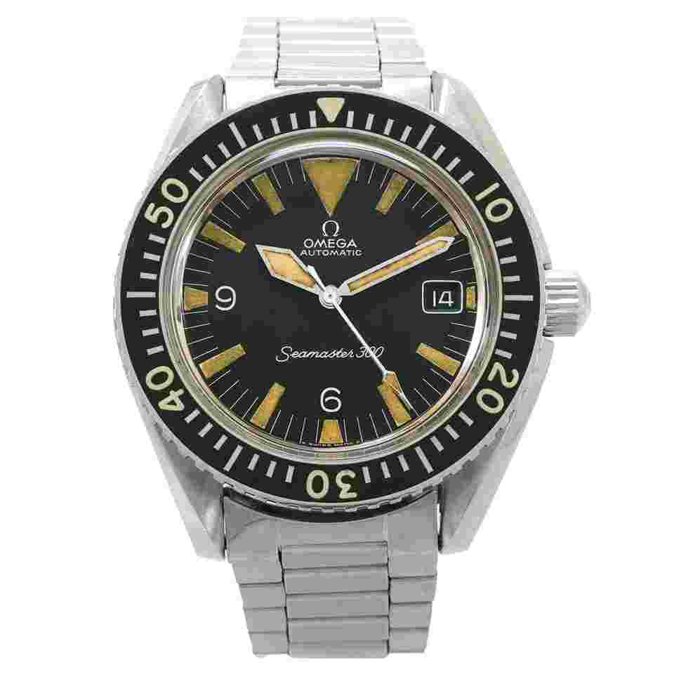 Omega Seamaster 300
1968 Seamaster 300 "Big Triangle" 166024-67 Vintage - Inventory 5275