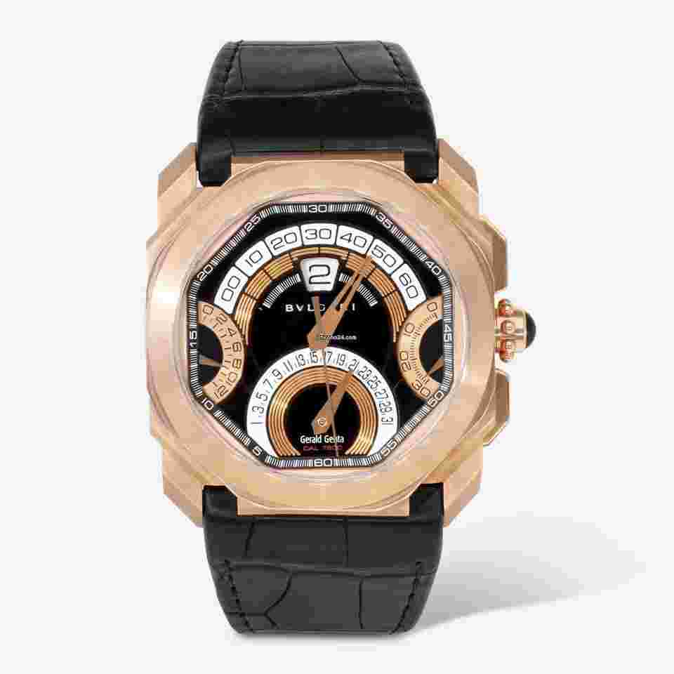 Bulgari Octo
18K Rose Gold Quadri Retro 43mm Automatic Men's Watch