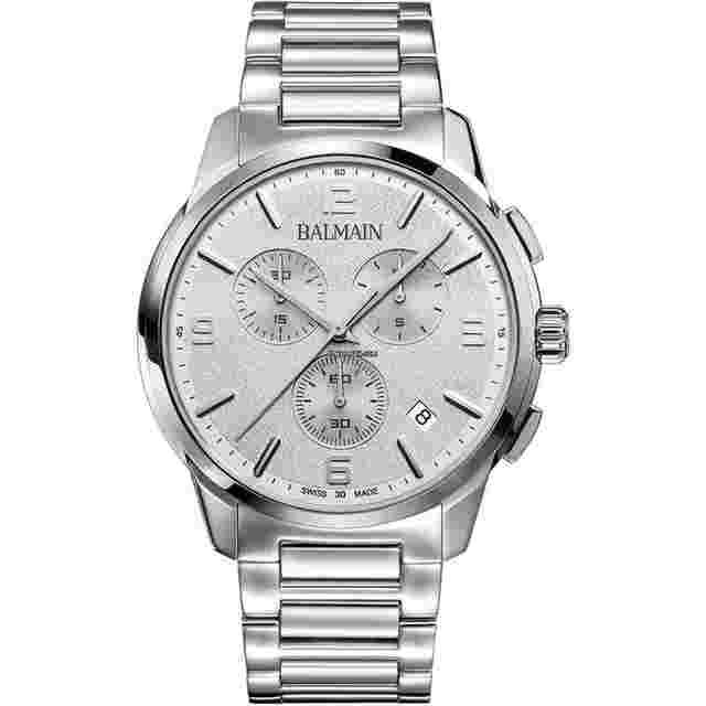 Balmain
                           
                                 Madrigal 42mm Chronograph Quartz Silver Dial Men's Watch B74813324