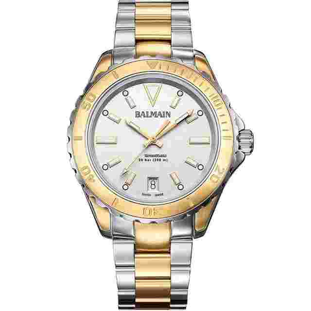 Balmain
                           
                                 Ophrys 38.5mm Two-Tone QTZ Stainless Steel Women's Watch B43323925