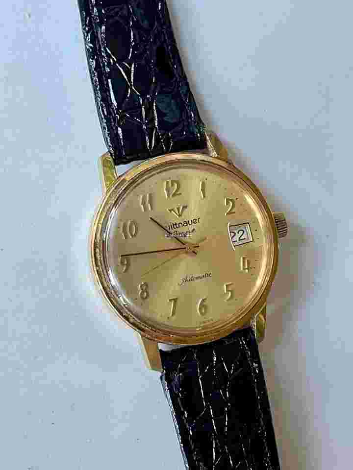 Wittnauer
                           
                                 Longines Automatic Date Gold Capped Classic Dress S/S Screw Down Back Vintage Swiss Made