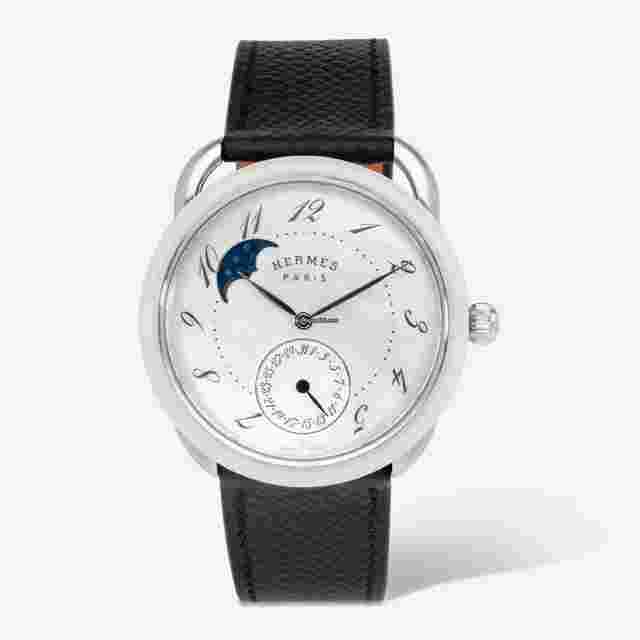Hermès Arceau
                           
                                 Petite Lune Stainless Steel Automatic Ladies Watch