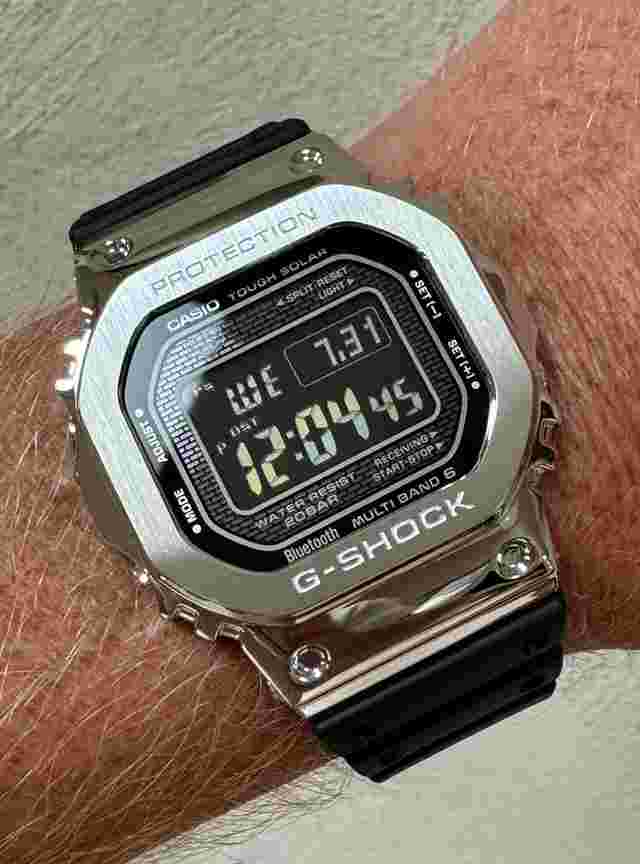 Casio G-Shock
                           
                                 GMWB5000-1 Bluetooth Solar