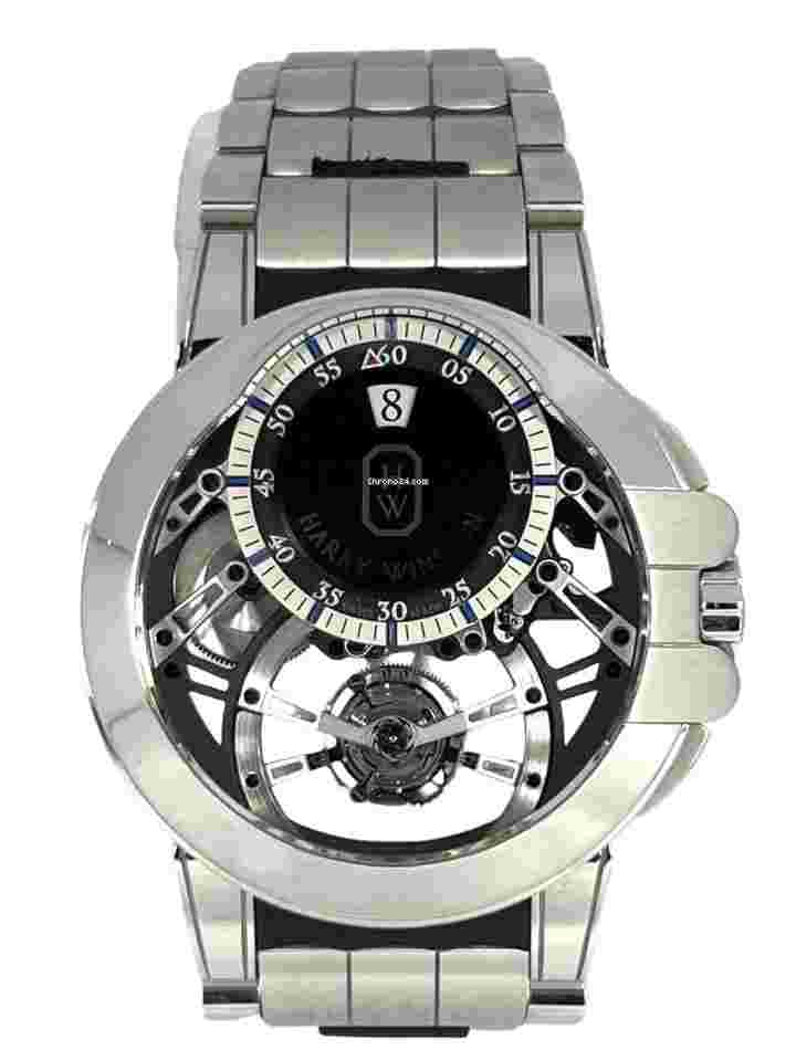 Harry Winston Ocean
                           
                                 Tourbillon Jumping Hour White Gold Men's Watch