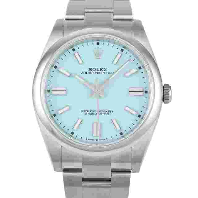 Rolex Oyster Perpetual 41
                           
                                 Turquoise Dial Khanjar Watch 124300-0006