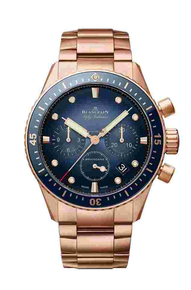 Blancpain Fifty Fathoms Bathyscaphe
                           
                                 Chronographe Flyback Rose Gold