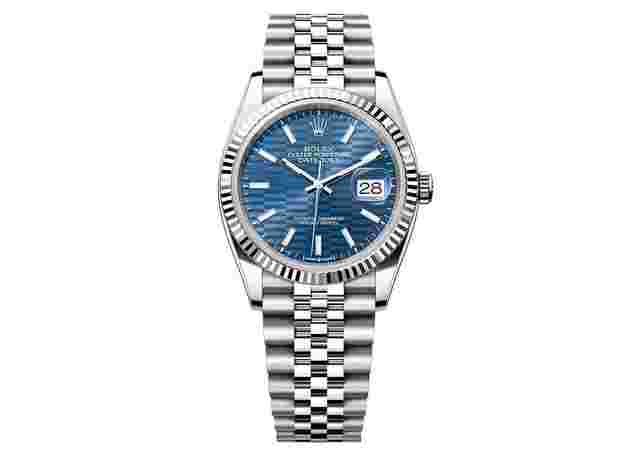 Rolex Datejust 36
                           
                                 36mm 126234 Oystersteel Jubilee Fluted Blue Motif D Unworn/Complete/2023+