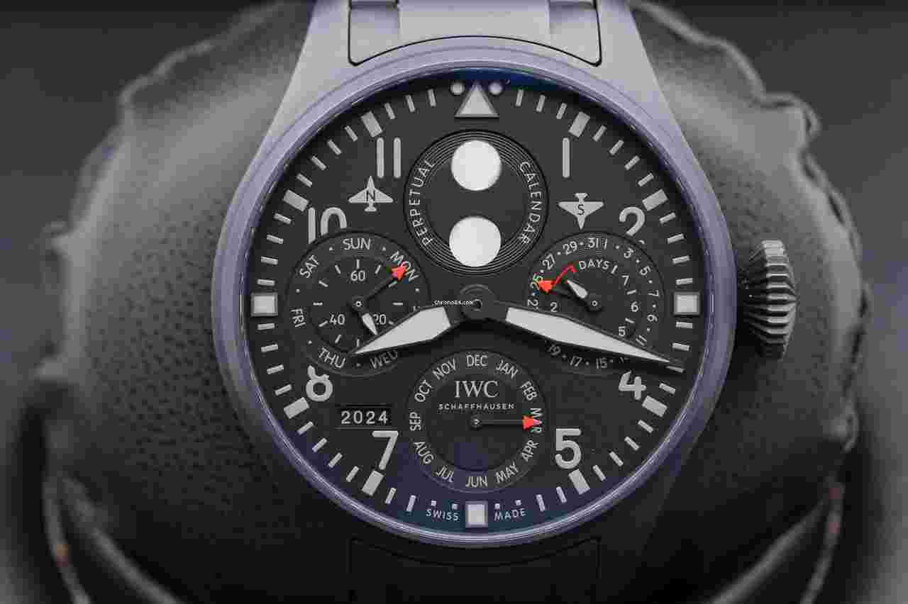 IWC Pilot Chronograph Top Gun
                           
                                 Perpetual Calendar "Top Gun Ceratanium" IW503604