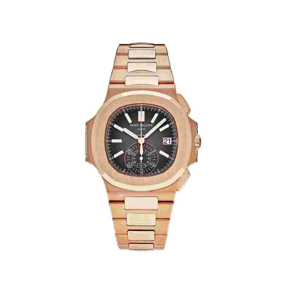 Patek Philippe Nautilus
Unworn Nautilus 5980/1R-001 Travel Time Chronograph Tiffany Stamp