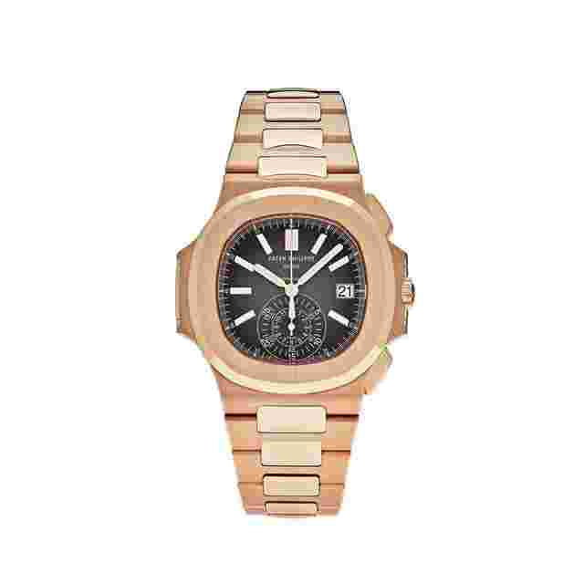 Patek Philippe Nautilus
                           
                                 Unworn Nautilus 5980/1R-001 Travel Time Chronograph Tiffany Stamp