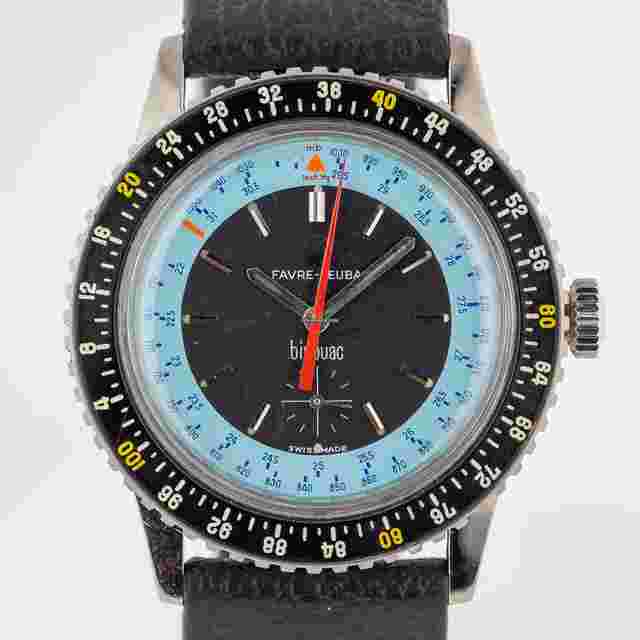 Favre-Leuba
                           
                                 Bivouac Ref 53203 Men’s Stainless Steel Aneroid Barometer Manual 1962