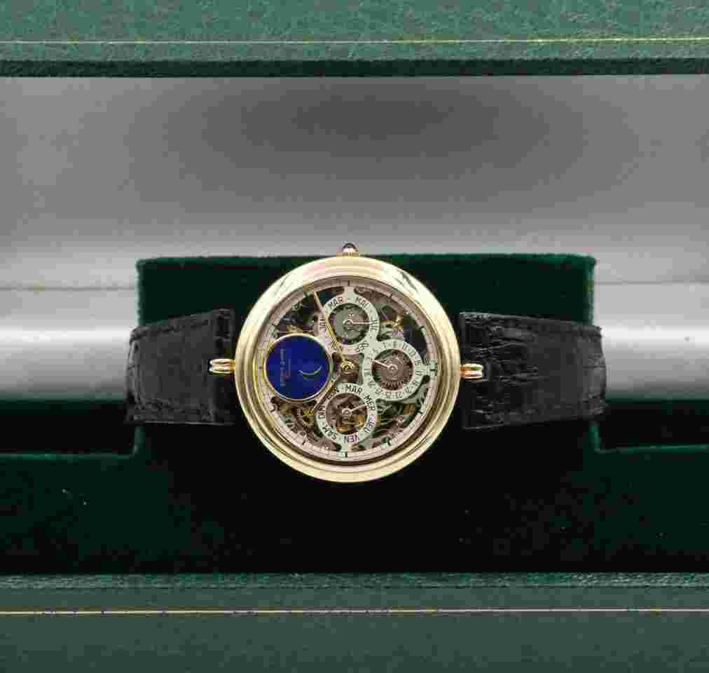 Gerald Genta Perpetual Calendar Moonphase Skeleton limited 6 G.2225