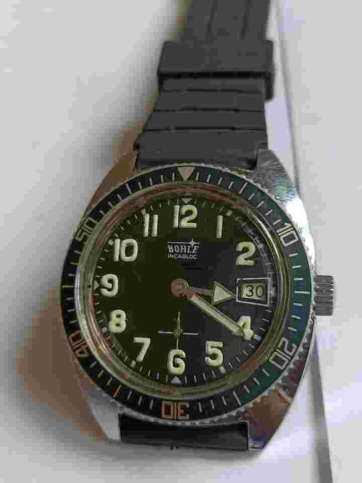 BÖHLE İncabloc DİVER MEN WRİST WATCH GOOD CONDİTİON USED DİVER WATCH 