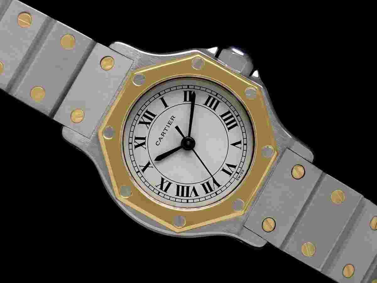Cartier
Santos Octagon Ladies Watch Automatic - Stainless Steel & 18K Gold