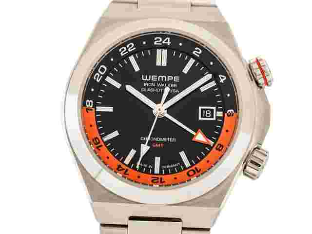 Wempe IRON WALKER GMT Ref WI250002 Stainless Steel Box Papers Bj-2022