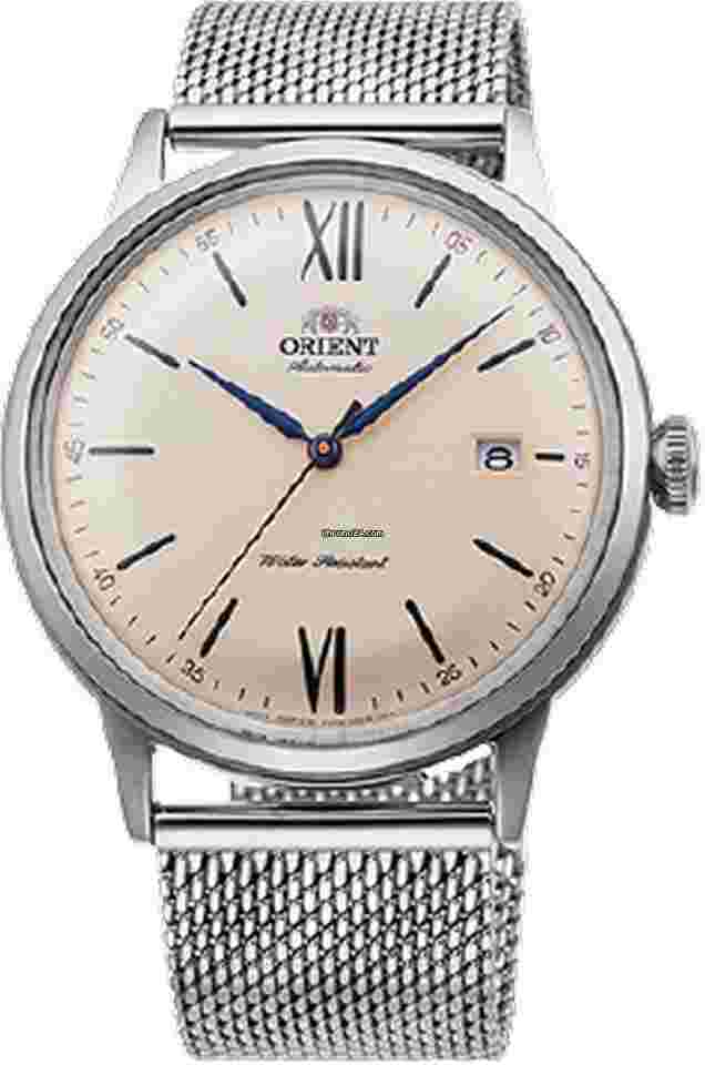 Orient Automatic RA-AC0020G Mechanical Classic Beige Dial Silver Men's Watch