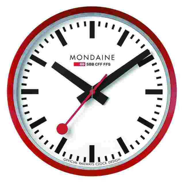 Mondaine
                           
                                 Wall Clock A990.Clock.11SBC 25cm - Official Swiss Railways Clock
