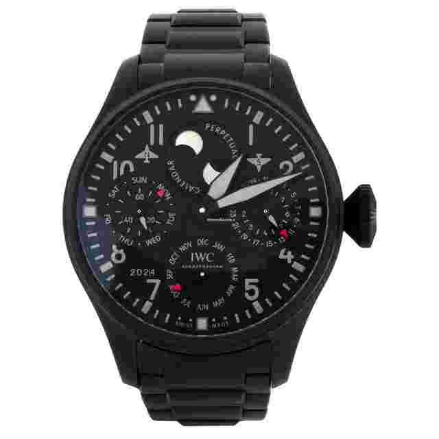 IWC Big Pilot Top Gun
                           
                                 Perpetual Calendar Top Gun Ceratanium 46mm IW503604 Full Set