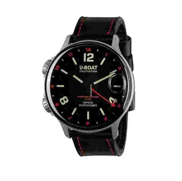 U-Boat
                           
                                 Capsoil Doppiotempo SS GMT Mens Watch 55mm 9674