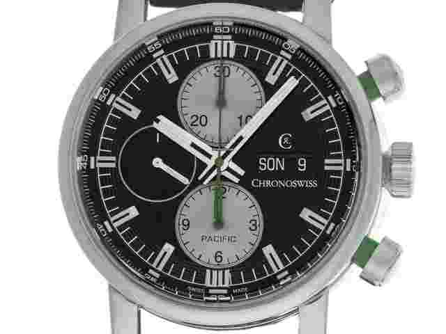 Chronoswiss Pacific
                           
                                 Chronograph Ref.CH-7583 BK 2014 Full Set wie Neu Vintage
