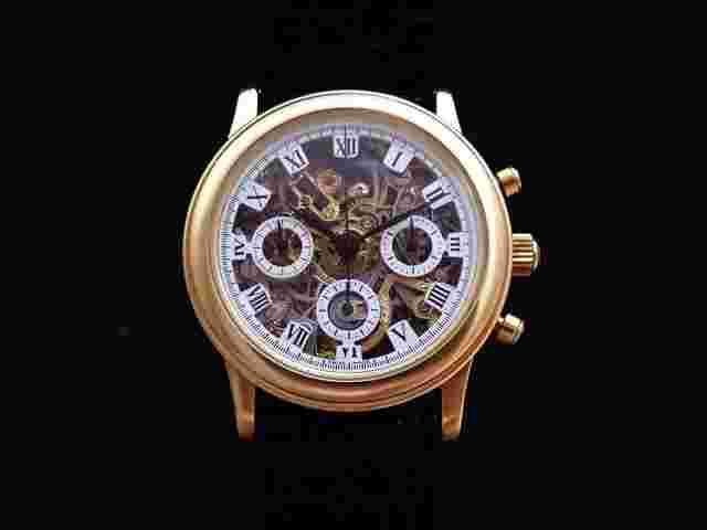 Omega Classic
                           
                                 Exceptional Vintage Mechanical Men's Skeleton Chronograph 80's