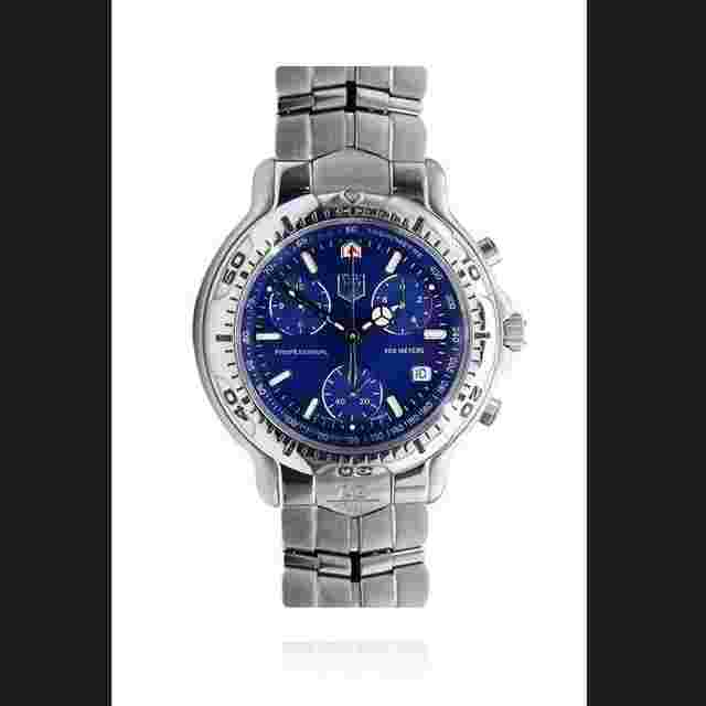 TAG Heuer 6000
                           
                                 Professional 6000 Blue Dial S/Steel 38mm CH1117 (1998)