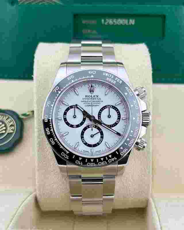 Rolex Daytona
                           
                                 In Stock NEW REFERENCE 2024 Daytona Panda Dial 126500LN Oyster Bracelet