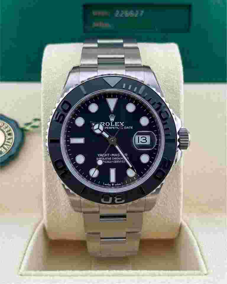 Rolex Yacht-Master 42
In Stock 2024 Yacht-Master 42 Black Dial 226627 Titanium Bracelet