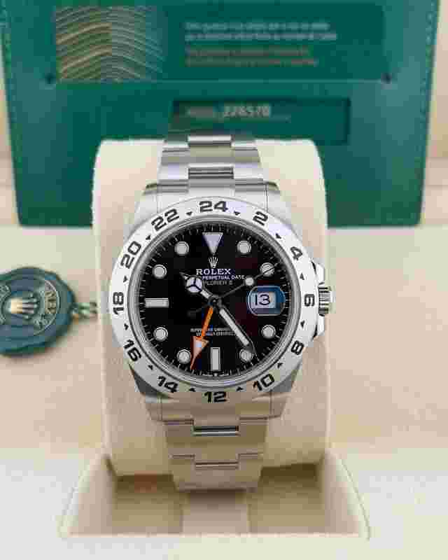 Rolex Explorer II
                           
                                 In Stock 2024 Explorer II Black Dial 226570 Oyster Bracelet