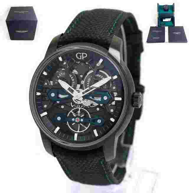 Girard Perregaux Bridges
                           
                                 New Girard Perregaux Neo Bridges Aston Martin Edition 84000 45MM Black Dial Box Papers