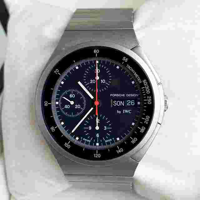 IWC Porsche Design
                           
                                 Ref: 3702 Automatik Chronograph Titan 1980er