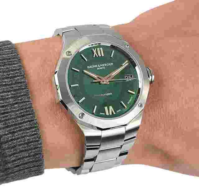 Baume & Mercier Riviera
                           
                                 Automatic Date 39mm Green Sapphire Dial Full Steel M0A10770