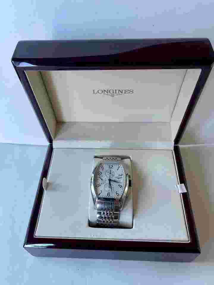 Longines Evidenza
XL Quick Set Day Date Automatic Chronograph Ref.L2.701.4.Org.Box Paper Swiss Made