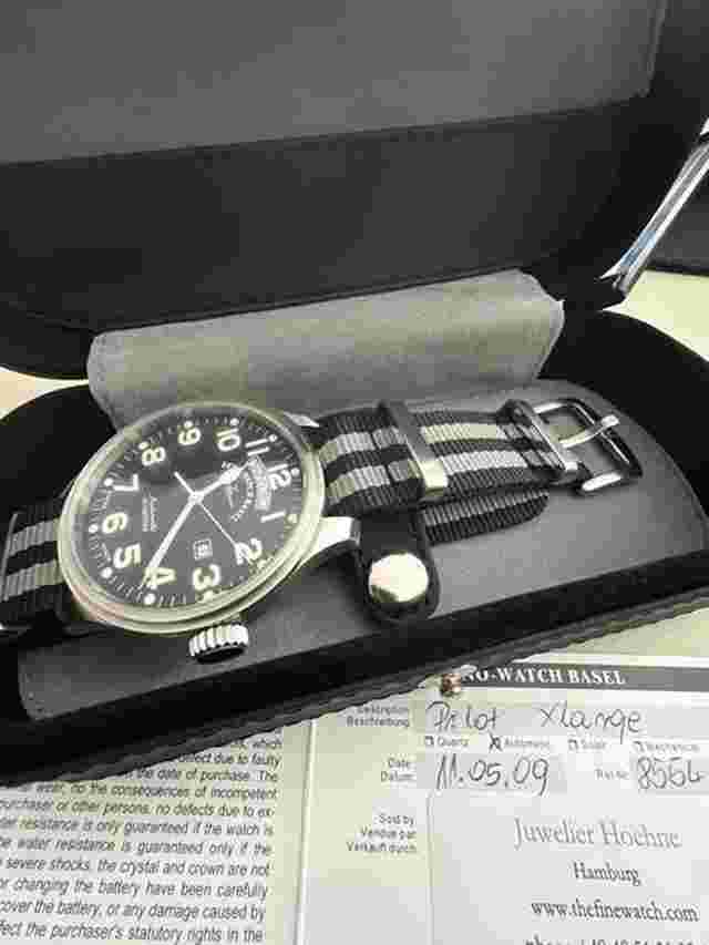Zeno-Watch Basel OS Pilot Big Zeno-Watch - Armbanduhr - Herren - Chrono - Oversized Pilot