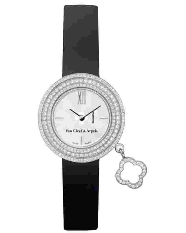 Van Cleef & Arpels Charms
                           
                                 18K White Gold & Diamonds Lady's Watch