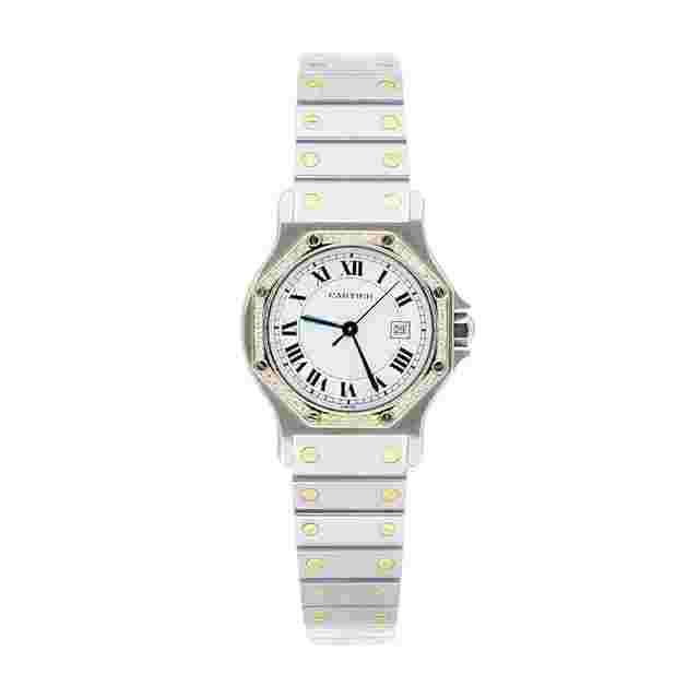 Cartier Santos
                           
                                 Ronde Gold Octagon 29mm Women’s Watch with Diamond Bezel 1790