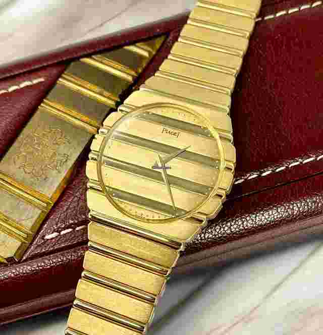Piaget Polo
                           
                                 Men's 34mm Large Jumbo Rare 18K Yellow Gold Quartz with Box