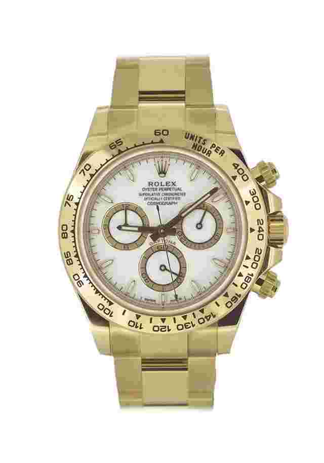 Rolex Daytona Cosmograph Daytona 40mm Yellow Gold Case White Golden Counter Rings Dial Yellow Gold Bracelet 126508 UNWORN - Warranty start: 2024