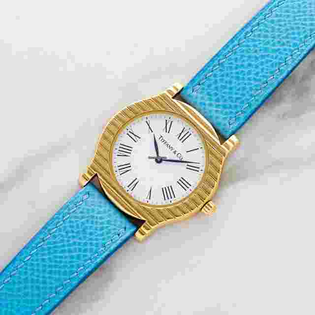 Tiffany
                           
                                 & Co w/18k Case/Buckle - Unpolished