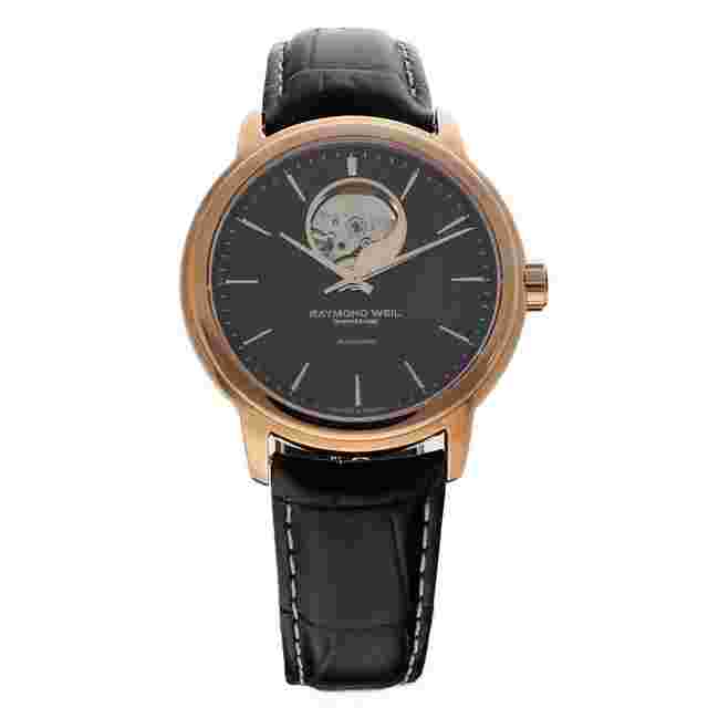 Raymond Weil Maestro
                           
                                 2227 Maestro Rose Gold 39.5 mm Skeleton Leather Automatic Watch