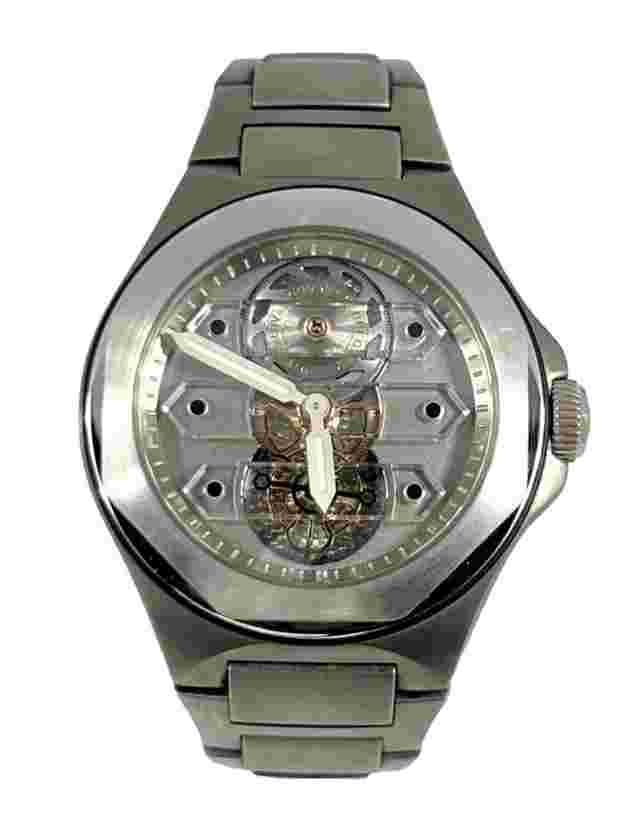 Girard Perregaux Laureato
                           
                                 Triple Bridge Tourbillon Titanium Men's Watch