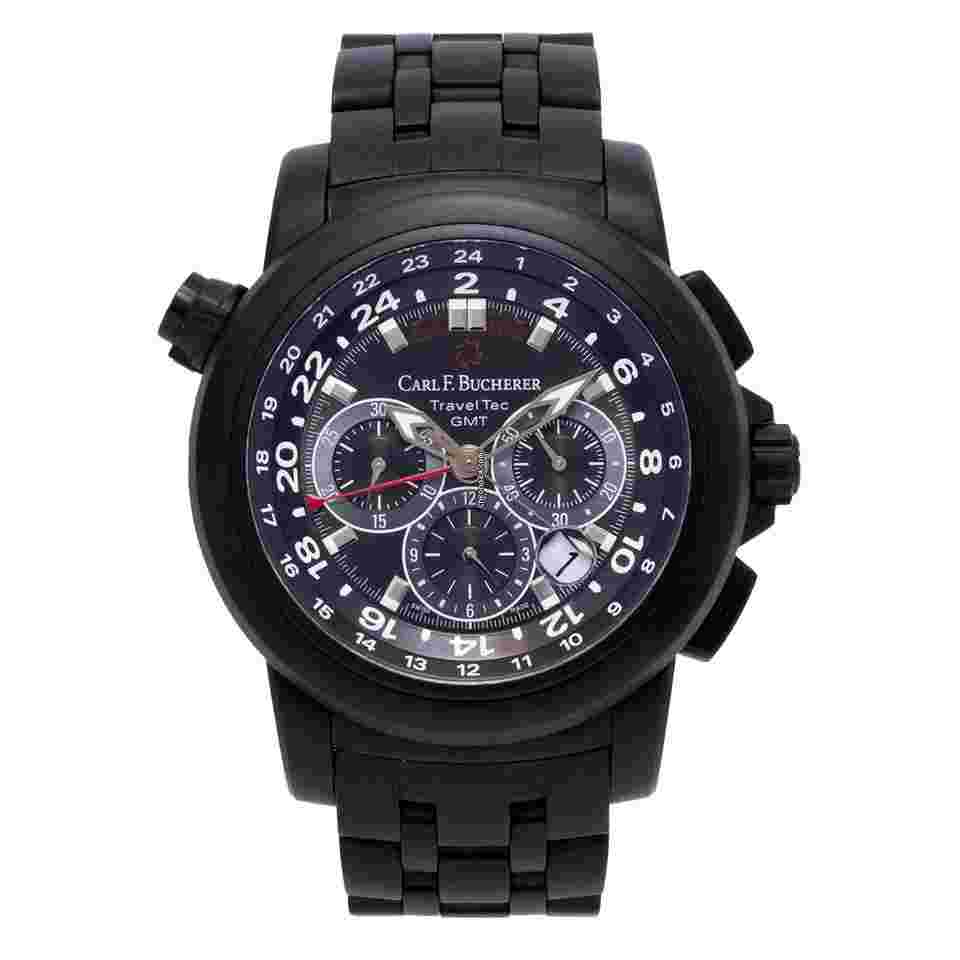 Carl F. Bucherer Patravi
                           
                                 TravelTec Black - Calibre 1901.1
