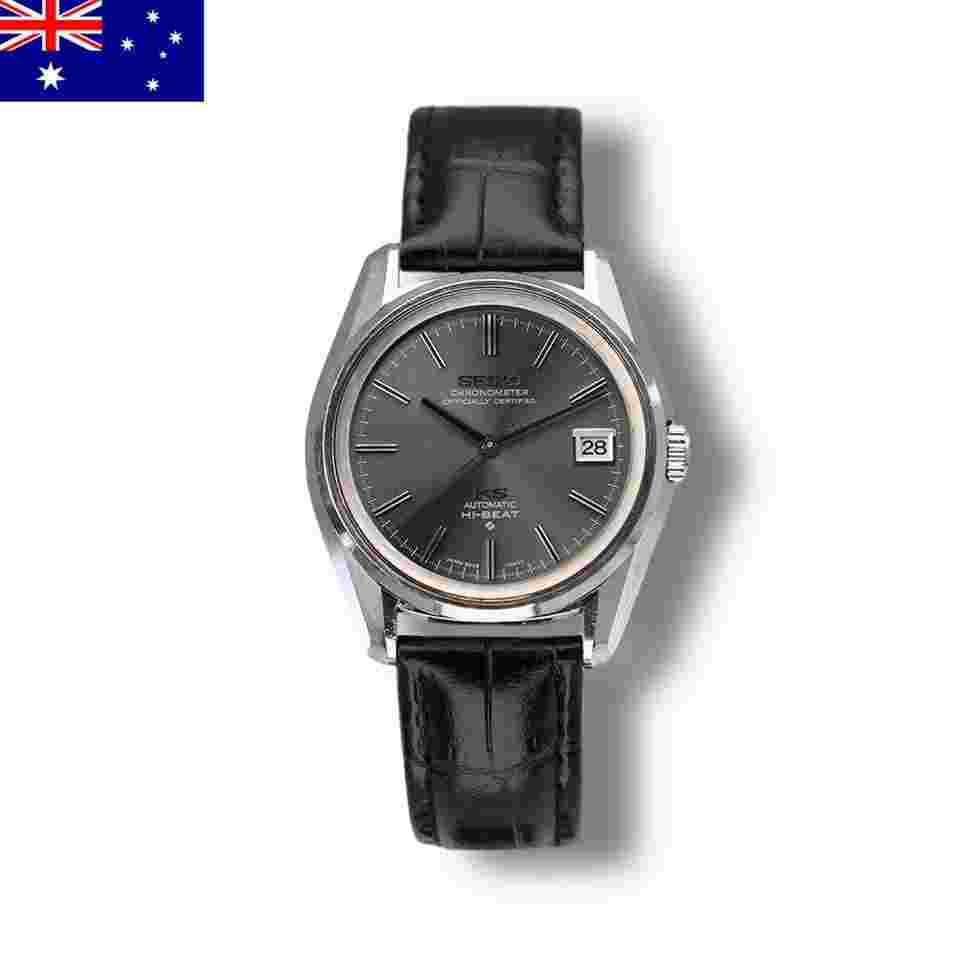 Seiko King
HI-BEAT CHRONOMETER BLACK DIAL 36MM