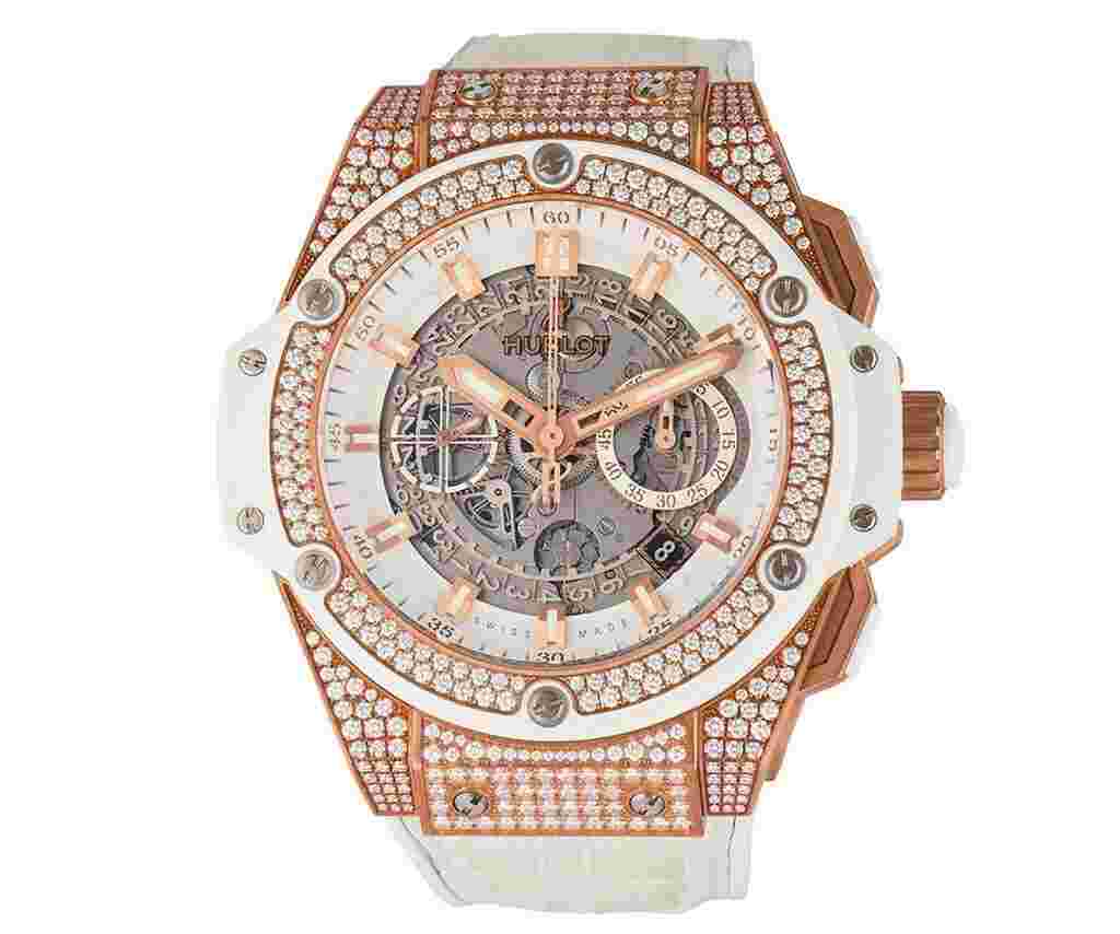 Hublot King Power
Unico Chronograph,48mm Diamond Dial and Bezel,W/Box and Paper