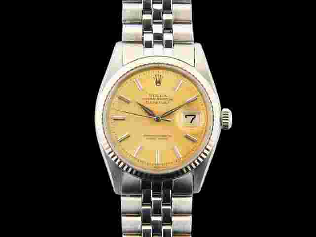 Rolex Datejust 36
                           
                                 ref. 1601 with gold-beige tropical dial from 1963