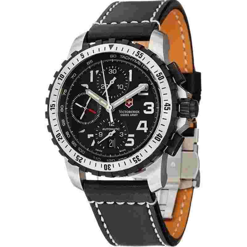 Victorinox Swiss Army Alpnach Automatic Chronograph Full Set Valjoux 7750 New and Sealed